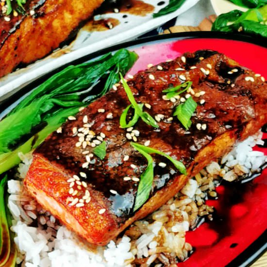 Teriyaki Salmon recipe - Recipe photo by Taste of Asian Food