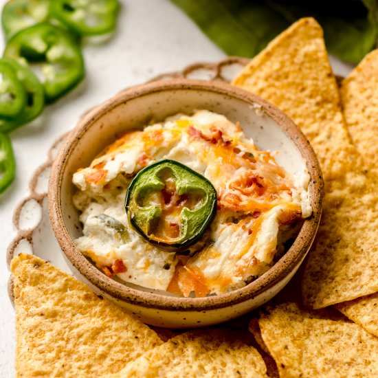 jalapeño cream cheese dip - Recipe photo by freshaprilflours