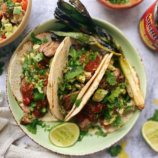Carne Asada Tacos - Recipe photo by LuchitoAllison