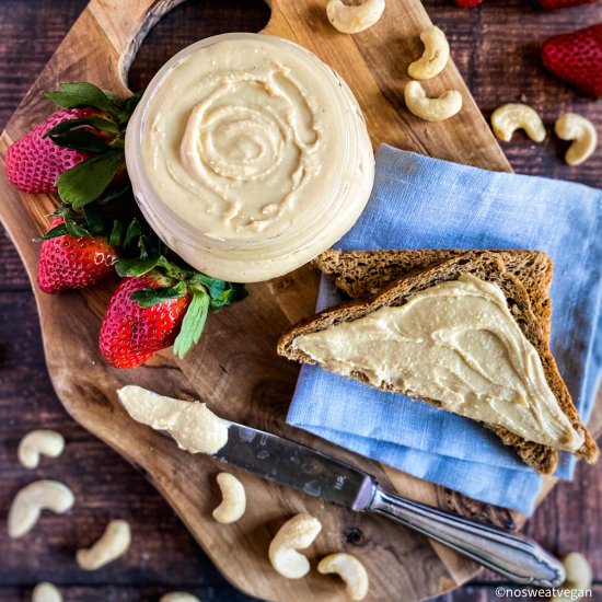How to Make Cashew Butter - Recipe photo by No Sweat Vegan