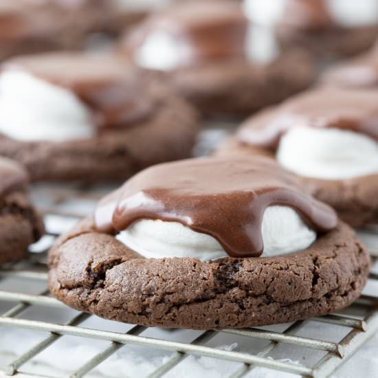 Chocolate Marshmallow Cookies - Recipe photo by giftofhospitality