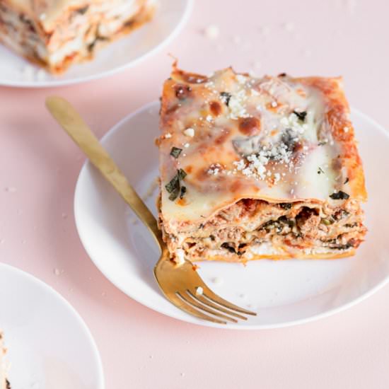 Spinach and Turkey Lasagna - Recipe photo by amandawilens