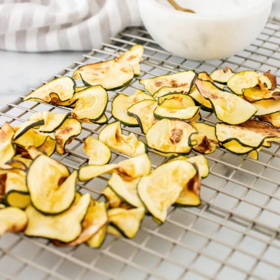 Air Fryer Salt & Vinegar Zucchini - Recipe photo by saltandsprinkles