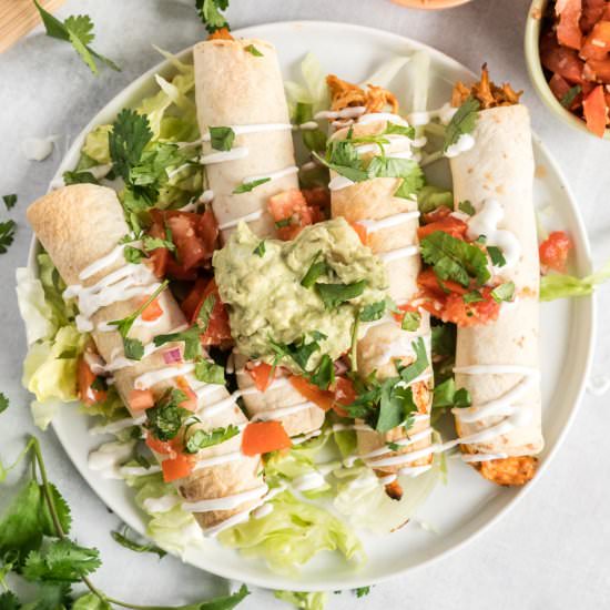 Baked Chicken Taquitos - Recipe photo by Tastes of Homemade