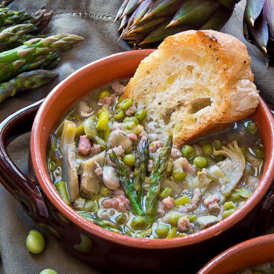 Italian Spring Soup - Recipe photo by ItalianRecipeBook