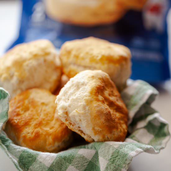 Air Fryer Frozen Biscuits - Recipe photo by thymeandjoy
