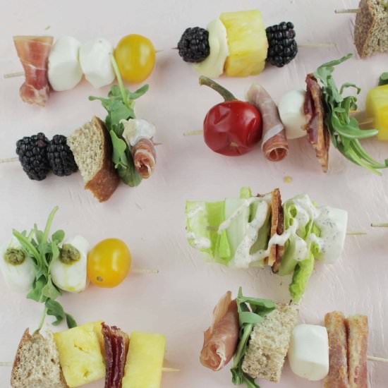 No Cook Appetizer Skrewers - Recipe photo by homebodyeats