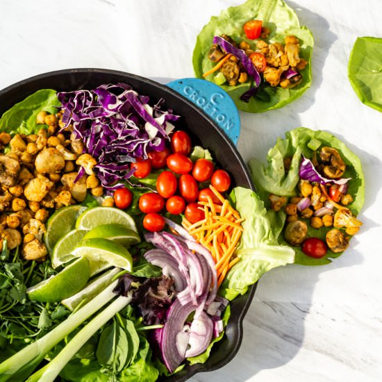 Chickpea Lettuce Wraps - Recipe photo by Shana_Thomas