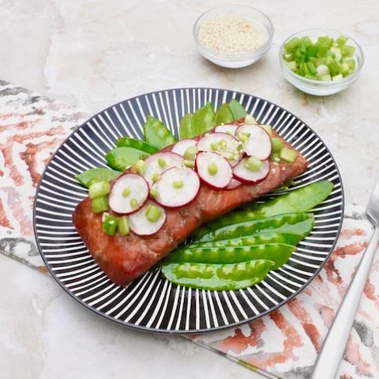 Asian Salad Salmon - Recipe photo by anothertablespoon