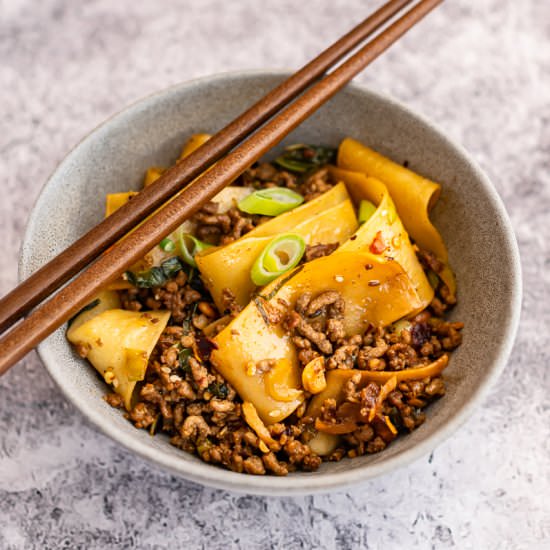 Fakeaway Xi’an Biang Biang Noodles - Recipe photo by heinstirred