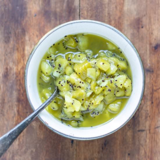 Kiwi Compote - Recipe photo by veggie desserts