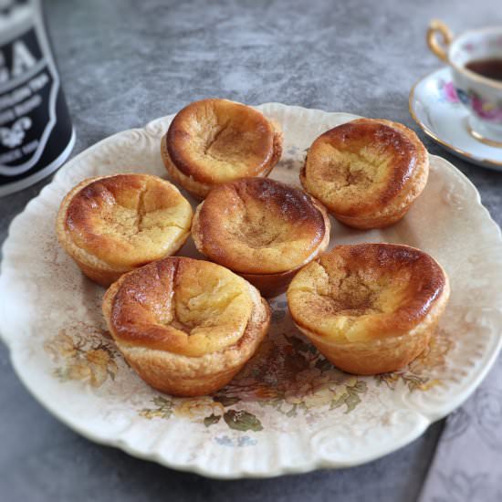 Portuguese custard tarts - Recipe photo by Food From Portugal