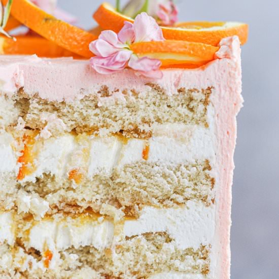 Orange Blossom Cake - Recipe photo by CAKED by Katie