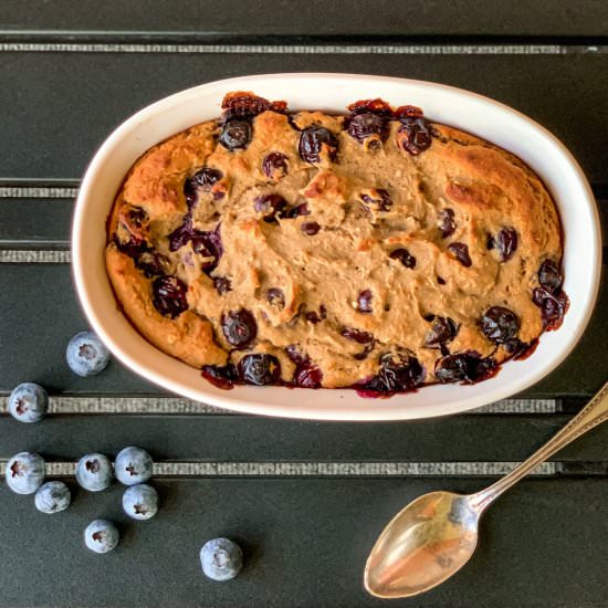 Blueberry Baked Protein Oatmeal - Recipe photo by Foodbyayaka