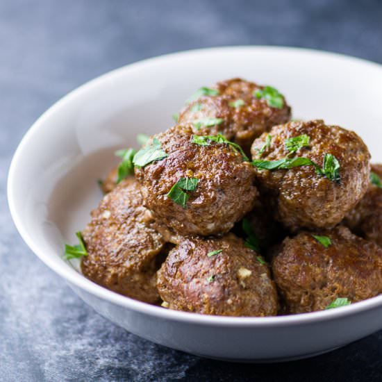 Lamb Meatballs - Recipe photo by Kooky Pizza