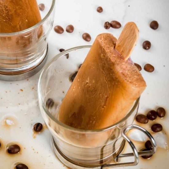 Iced Coffee Popsicles Recipe - Recipe photo by Everything Pretty