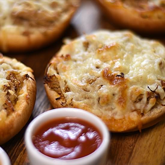 Open Faced Pulled Chicken Sandwich - Recipe photo by Menu By Mariam