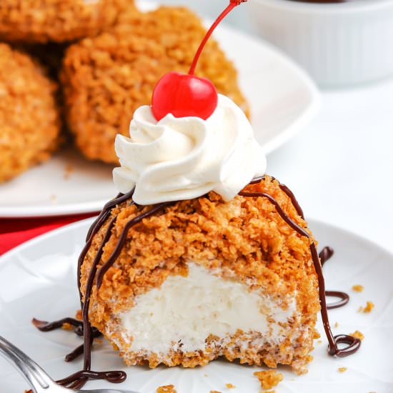 Fried Ice Cream - Recipe photo by EasyBudgetRecipes