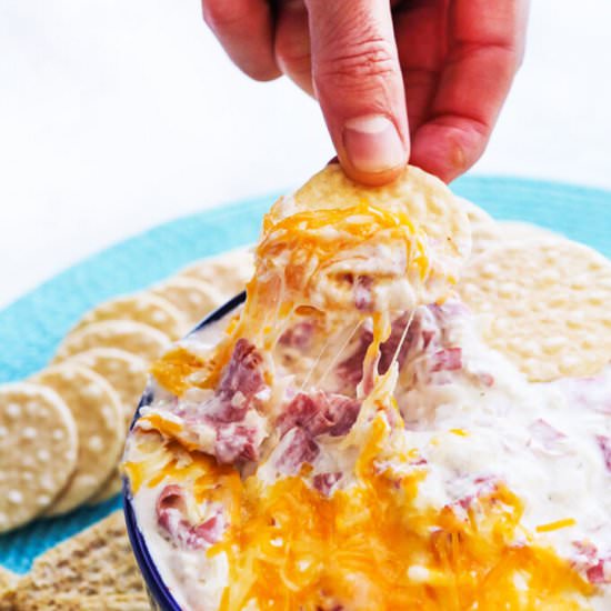 Crockpot Reuben Dip - Recipe photo by pipandebby