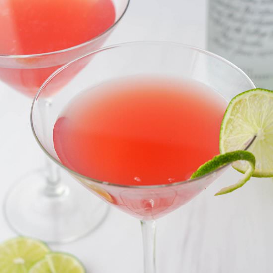 Keto Cosmopolitan Cocktail - Recipe photo by MyLifeCookbook