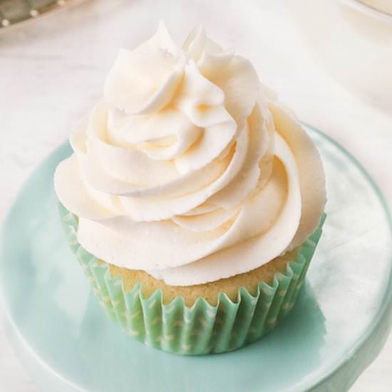 Vanilla Buttercream Frosting - Recipe photo by Mama Knows Gluten Free