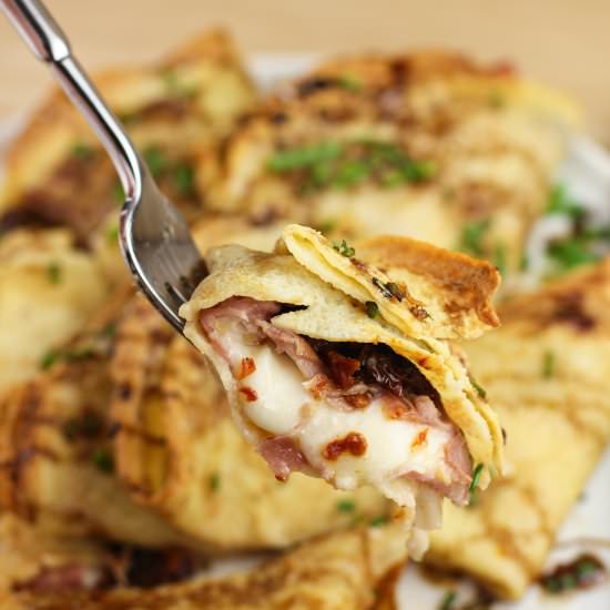 Crespelle Prosciutto e Formaggio - Recipe photo by EricasRecipes