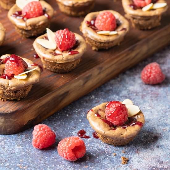 Keto Chocolate Raspberry Cheesecake - Recipe photo by Compelled To Cook