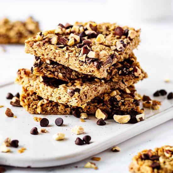 Oat and Honey Granola Bars - Recipe photo by HeavenlyHomeCooking