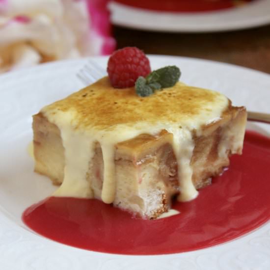 crème brûlée bread & butter pudding - Recipe photo by christinascucina