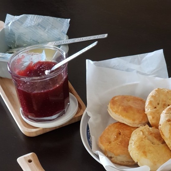 HOMEMADE SCONES - Recipe photo by Jayanthy Asokan