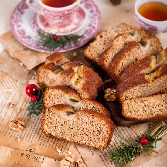 Easy One Egg Banana Bread - Recipe photo by yummology