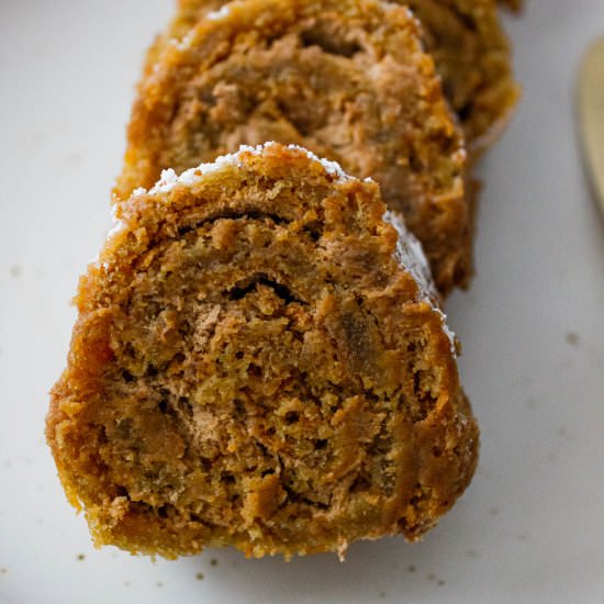 Mocha Roll Cake - Recipe photo by justastasty