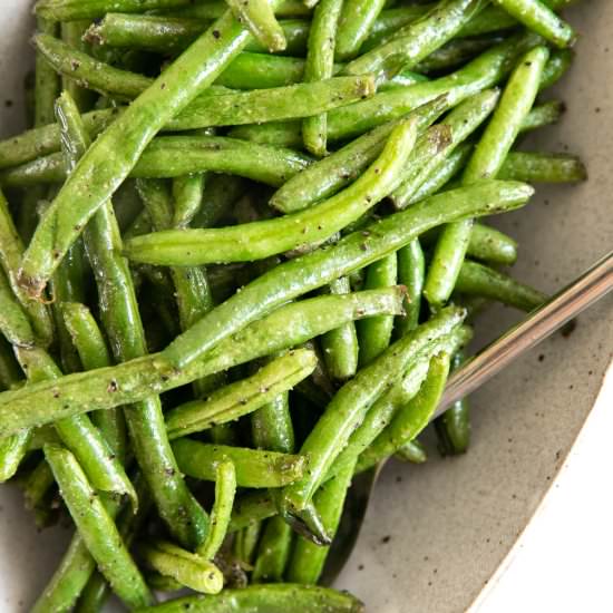 Air Fryer Green Beans - Recipe photo by theforkedspoon