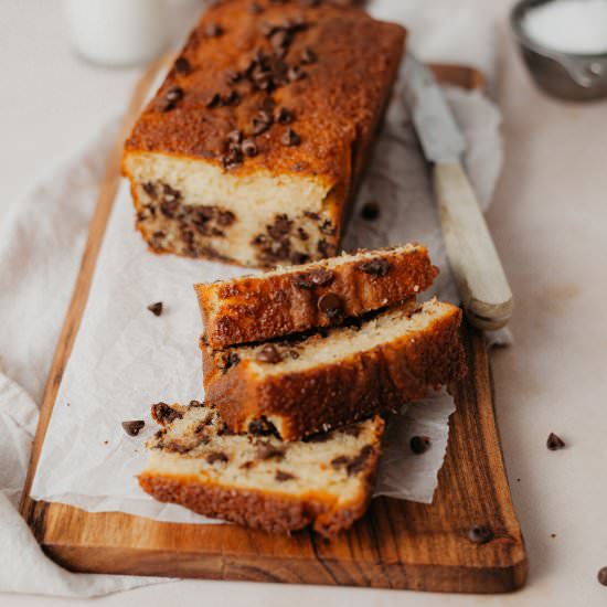 Chocolate Chip Loaf Cake - Recipe photo by alpineella