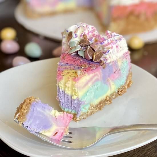 Unicorn Cheesecake - Recipe photo by Sweet Girl Treats