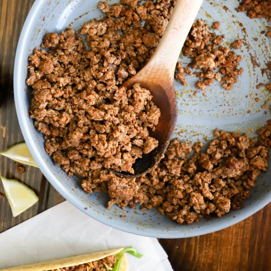Mexican Ground Beef for Tacos - Recipe photo by FunnyLoveLindsay