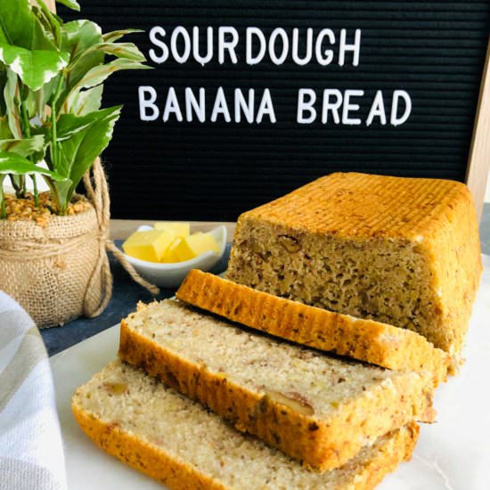 sourdough banana bread - Recipe photo by spicytamarind