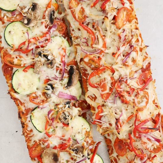 Veggie French Bread Pizza - Recipe photo by todays delight
