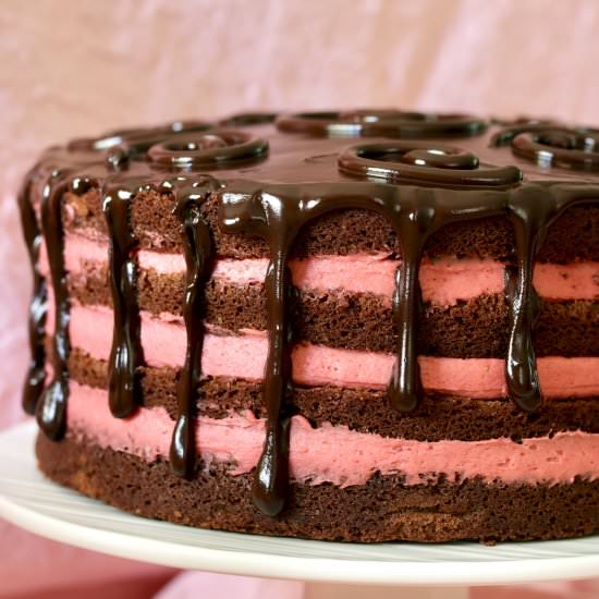 Chocolate Orange Essence Drip Cake - Recipe photo by goodgriefcook