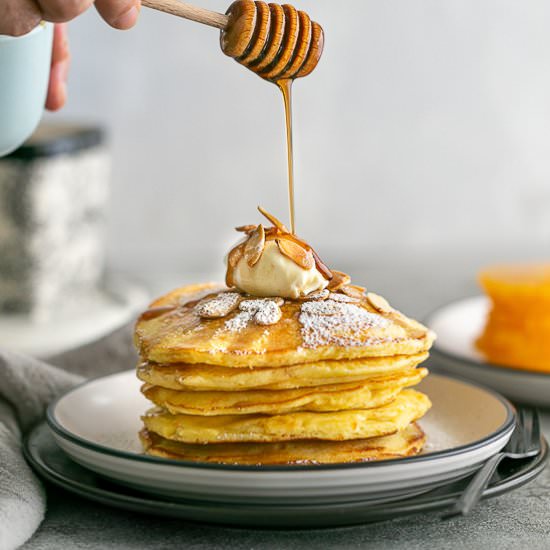 Soufflé-Style Pancakes with Ricotta - Recipe photo by between2kitchens