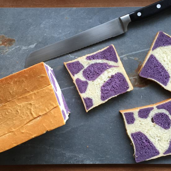 Purple cow milk bread - Recipe photo by uglyducklingbakery