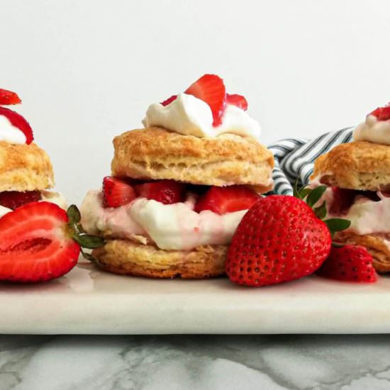 Biscuit Strawberry Shortcake - Recipe photo by Eats Delightful
