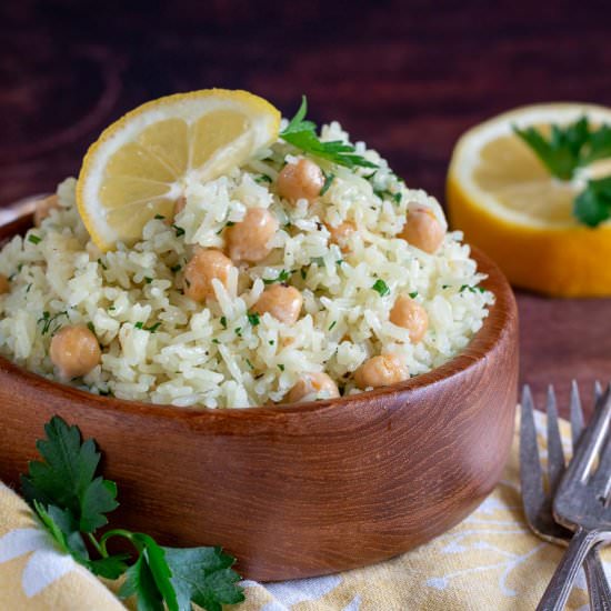 Lemon Pepper Rice - Recipe photo by Healthy World Cuisine