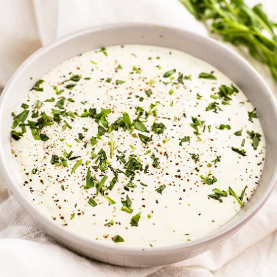 Creamy Lemon Tarragon Sauce - Recipe photo by therusticfoodie