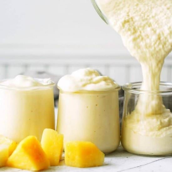 Dairy Free Pineapple Smoothie - Recipe photo by grabthemangos
