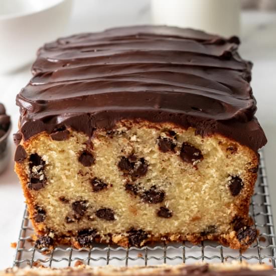 Chocolate Chip Loaf Cake - Recipe photo by parsleyandicing
