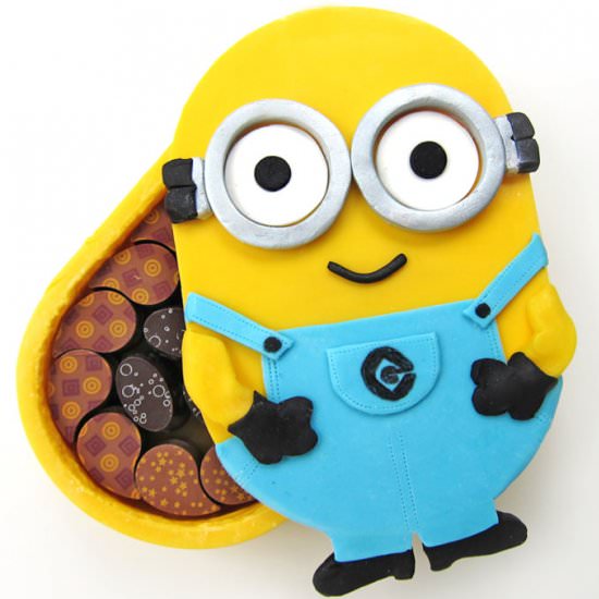 Minion Chocolate Box - Recipe photo by Hungry Happenings