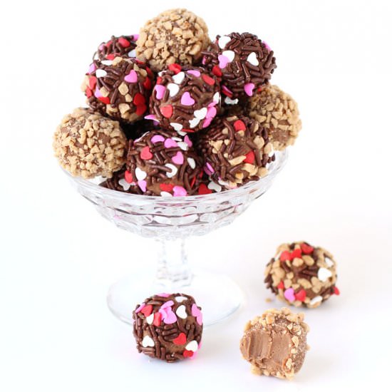 Salted Caramel Truffles - Recipe photo by Hungry Happenings