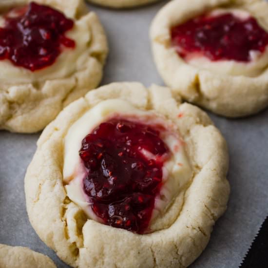 Cream Cheese Thumbprint Cookies - Recipe photo by justastasty