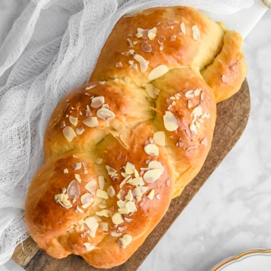 Tsoureki – Greek Easter Bread - Recipe photo by Herbs and Flour